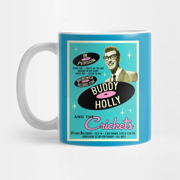 Buddy Holly In Person (Teal) by Vandalay Industries